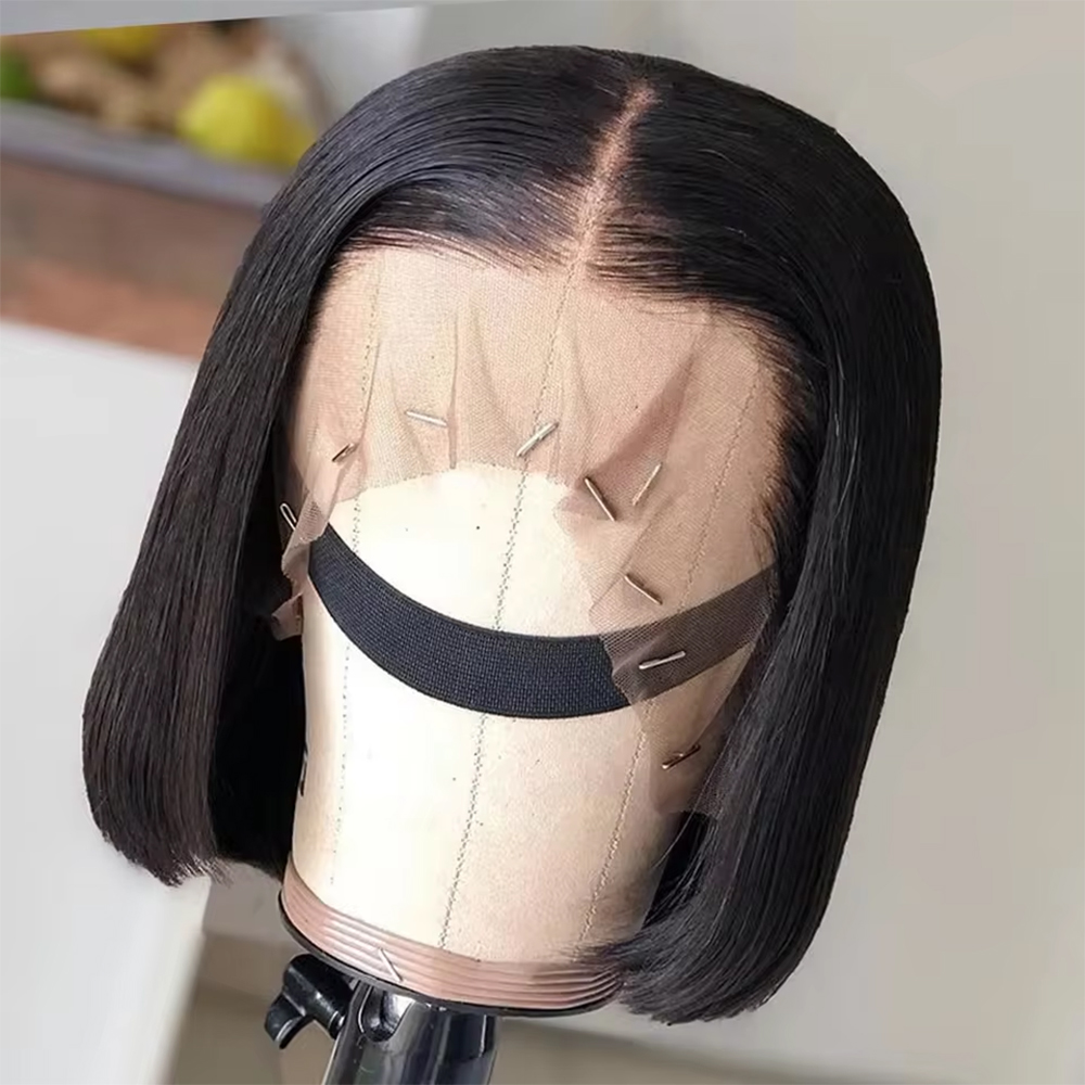 Glueless Wear And Go Human Hair Wig - Włosy naturalne, proste jak drut, wietnamskie,