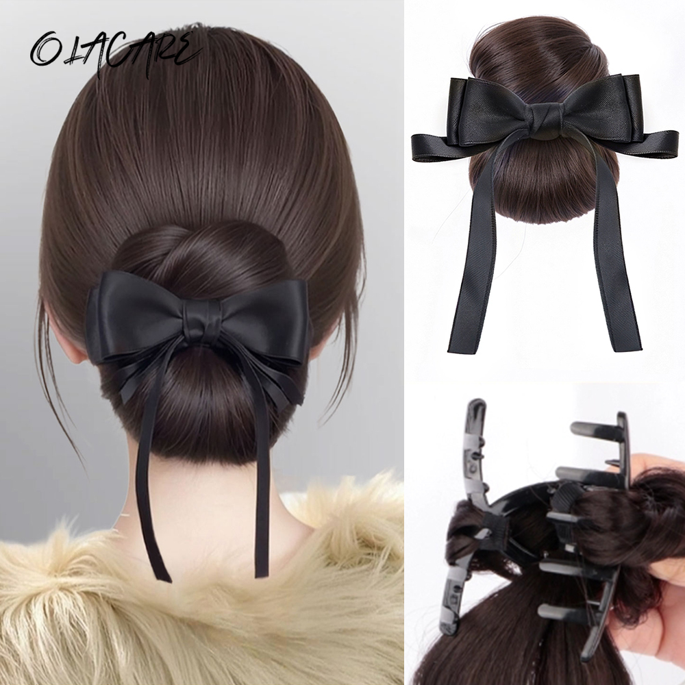 Claw Clip Messy Bun Hair Piece - Syntetyczny klips do włosów typu bow