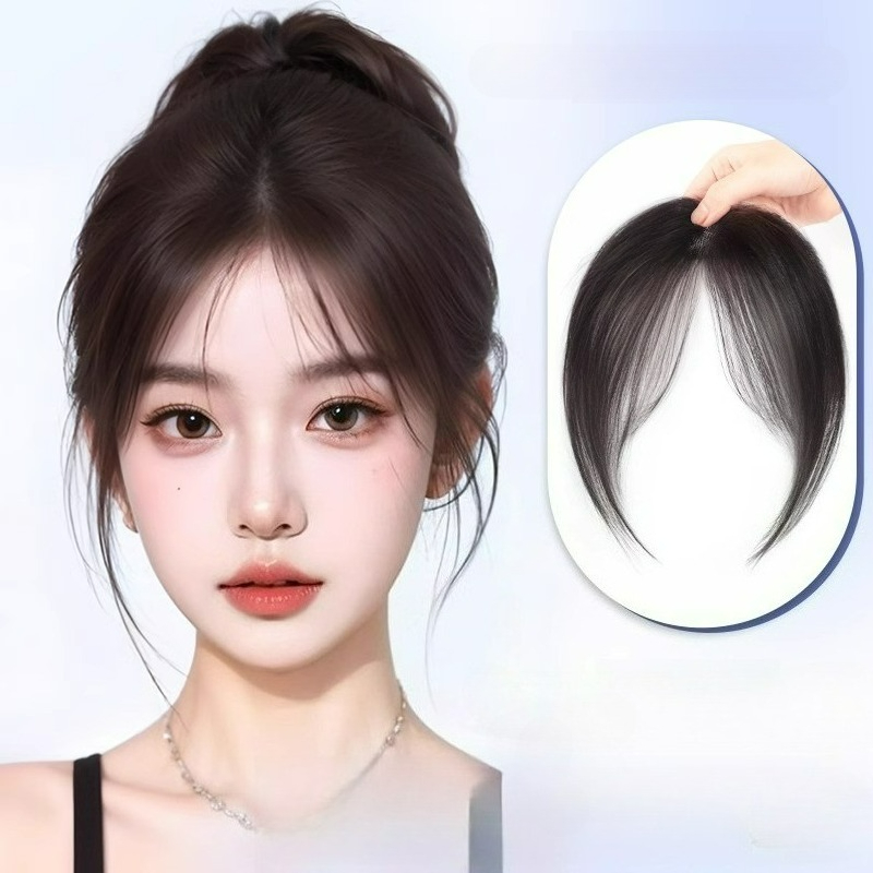 Seamless Clip In Hair Extensions Human Hair - Ultralekkie doczepiane grzywki z naturalnych włosów,