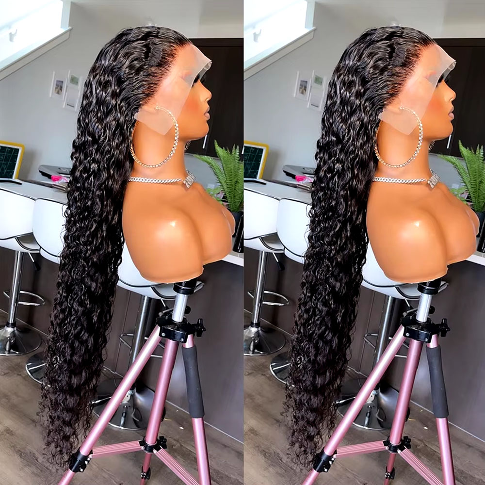 Lace Front Wigs - 42-calowe peruki z brazylijskich dziewiczych włosów