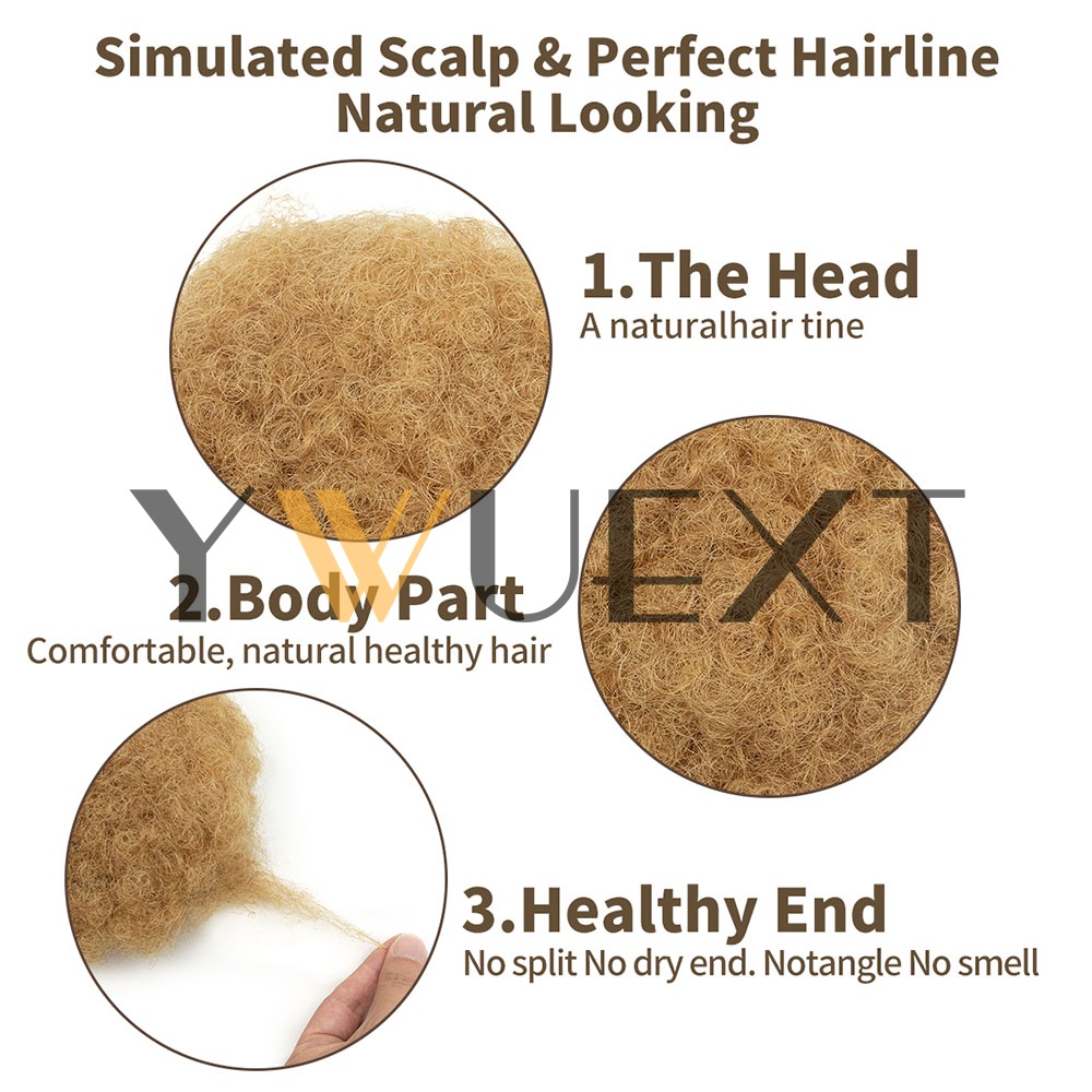 YWUEXT Honey Gold Afro Kinky P – Drawstring Afro Curly Puff Ponytail recenzja i cena