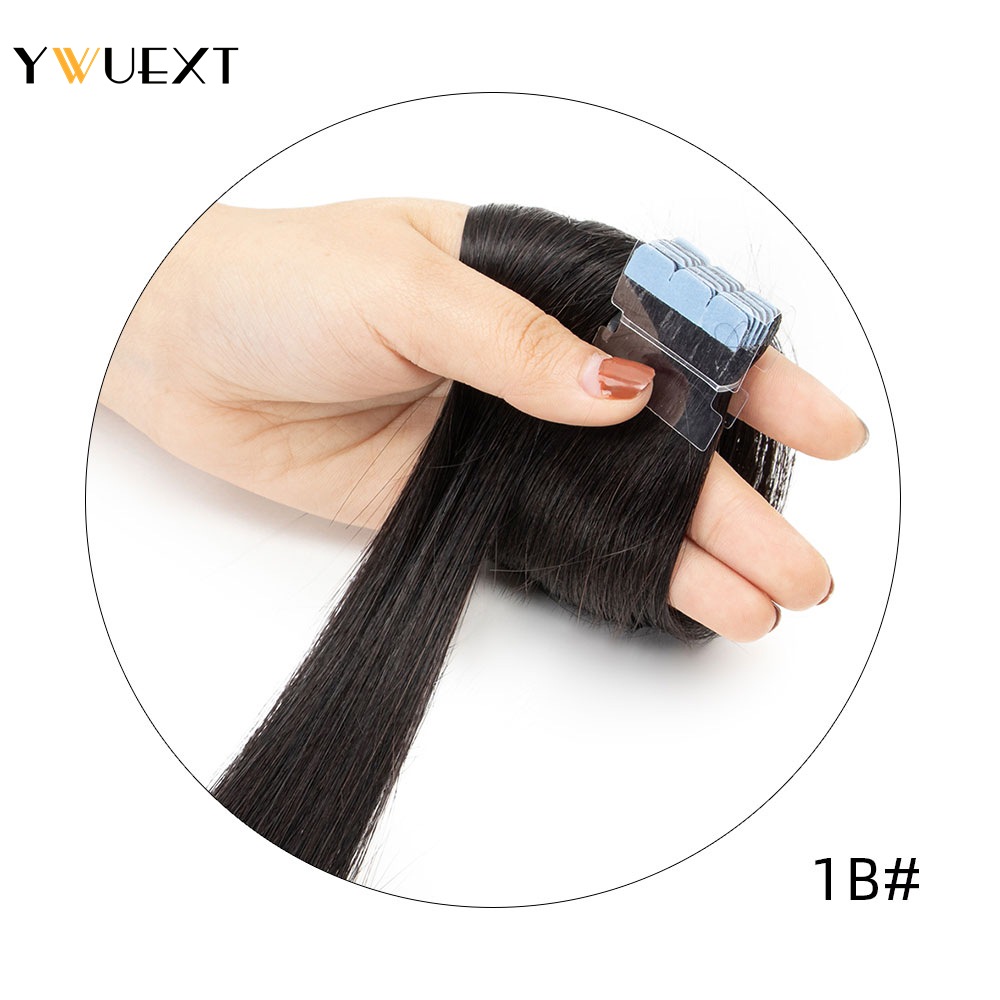 YWUEXT Mini taśma w doczepach  – Invisible Tape In Extensions Real Hair recenzja i cena