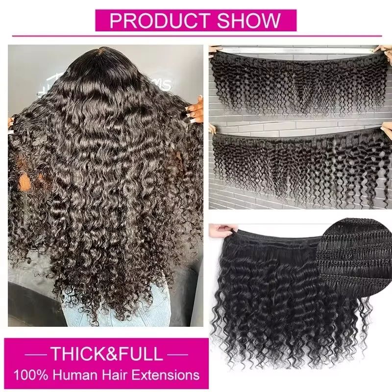 Włosy naturalne Deep Wave w ze – Deep Wave 3 Bundles With Closure recenzja i cena