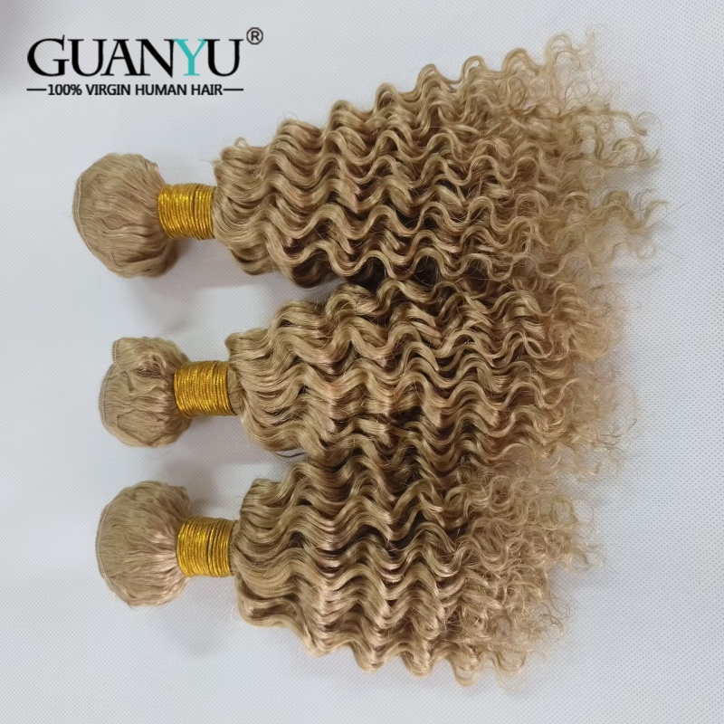 # 27 Miodowy blond Głęboka fal – Deep Wave 3 Bundles With Closure recenzja i cena