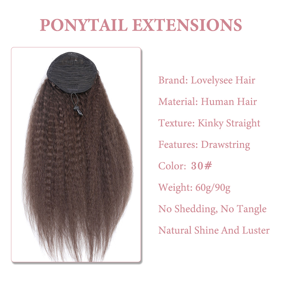 Kucyk ludzki włos owinięty wok – Seamless Clip In Hair Extensions Human Hair recenzja i cena