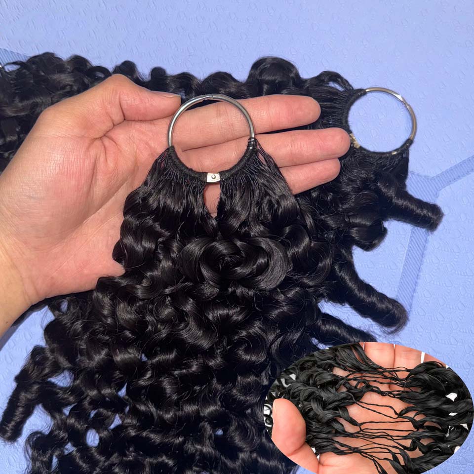 12A Burmese Curly Feather Croc – Invisible Tape In Extensions Real Hair recenzja i cena