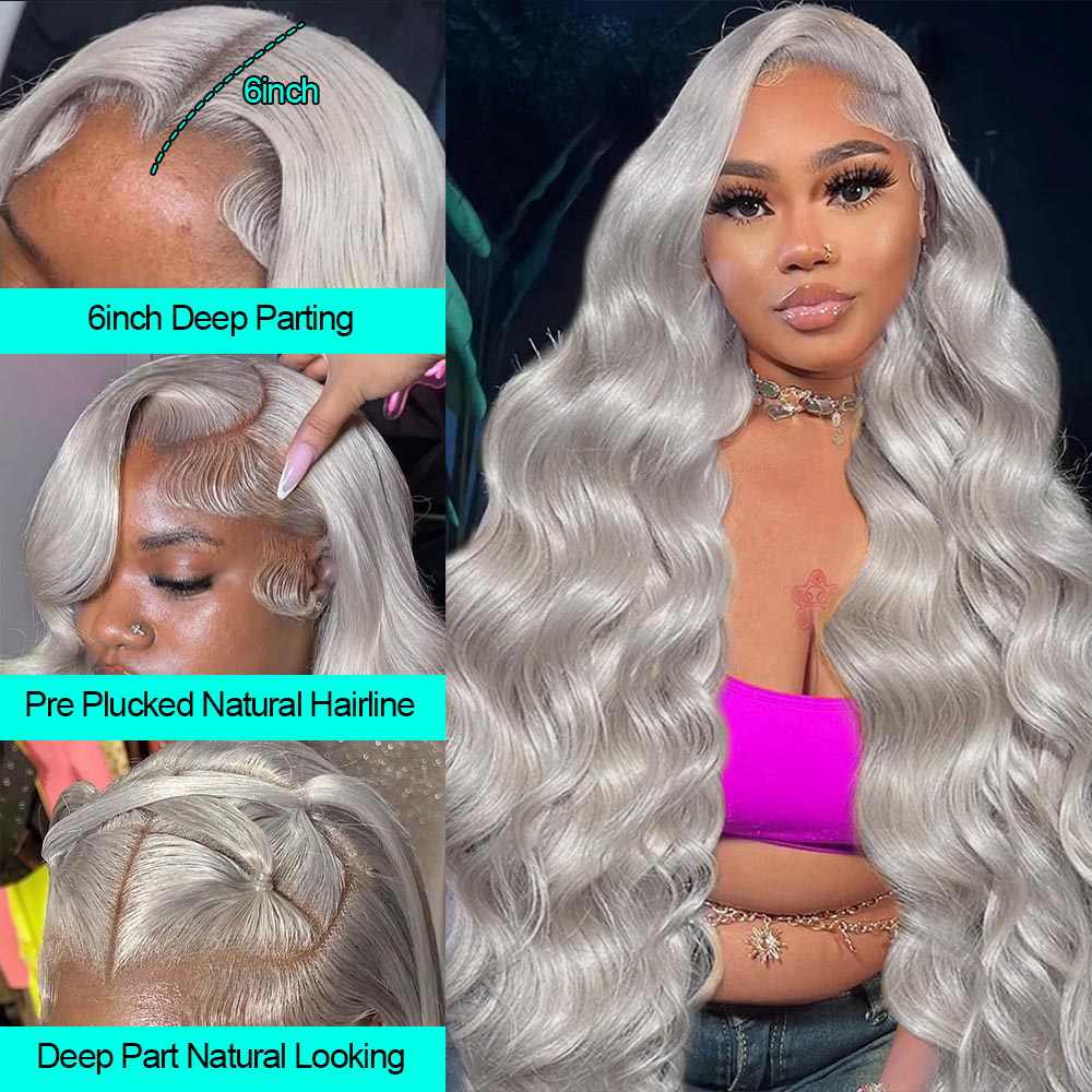 Peruki Cosplay Body Wave Srebr – 613 Blonde Body Wave Lace Front Wig recenzja i cena