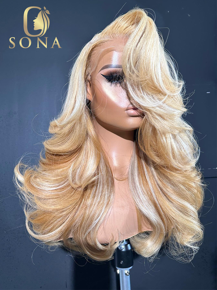 613 #   27 #   Peruka z natura – 613 Blonde Body Wave Lace Front Wig recenzja i cena