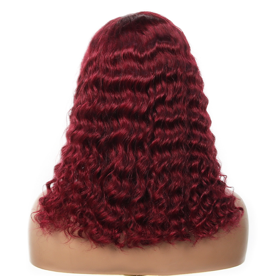Peruka Bob 99j Burgundy Deep B – Glueless Wear And Go Human Hair Wig recenzja i cena