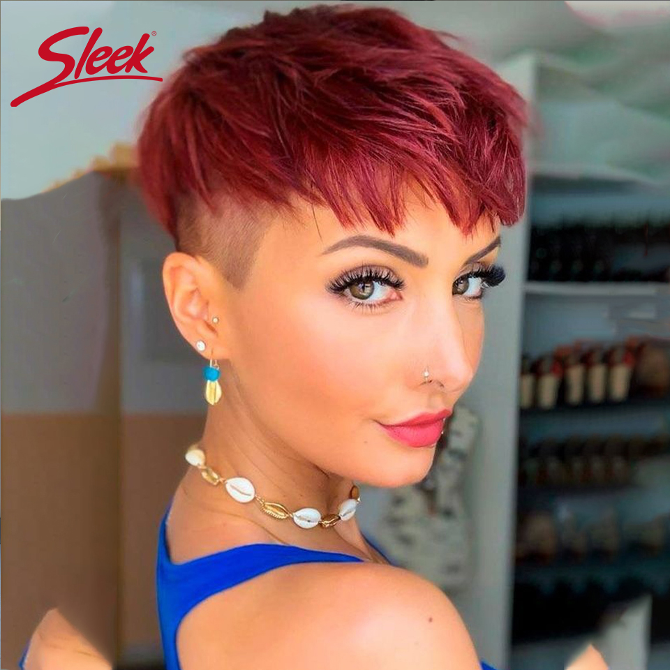 Elegancka krótka fryzura Pixie – Short Pixie Cut Wig Human Hair Cheap recenzja i cena