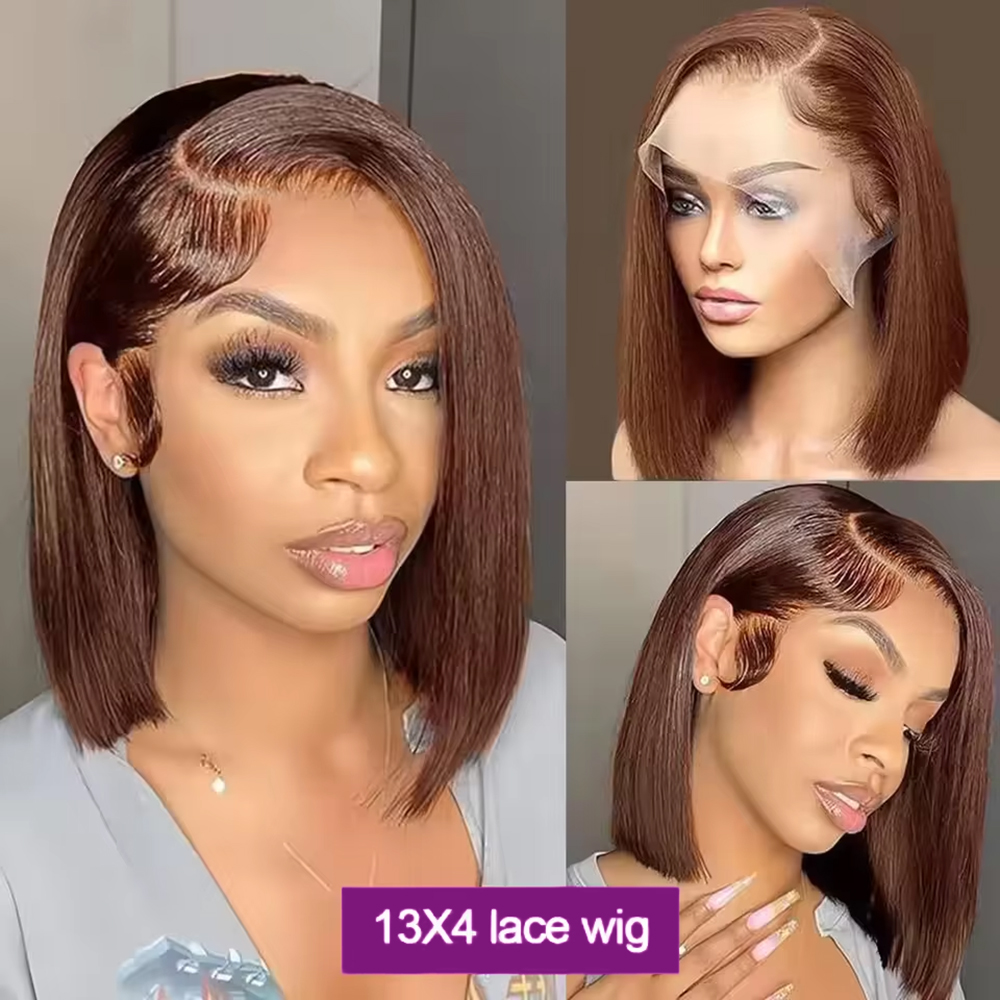 Peruka z krótkim bobem w kolor – Pre Parted 13X4 Lace Front Bob Wig recenzja i cena