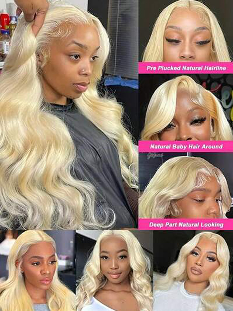Peruka z ludzkich włosów w kol – 613 Blonde Body Wave Lace Front Wig recenzja i cena