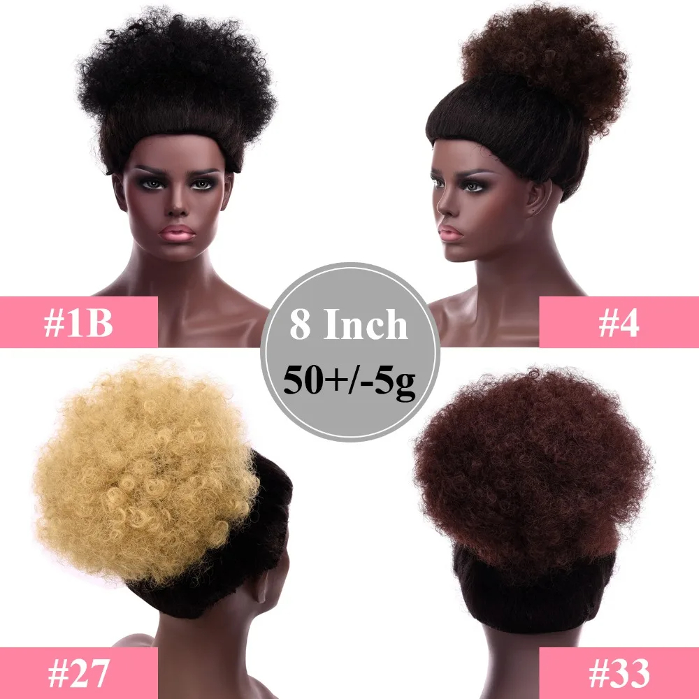 Afro Puff kucyk ze sznurkiem d – Drawstring Afro Curly Puff Ponytail recenzja i cena