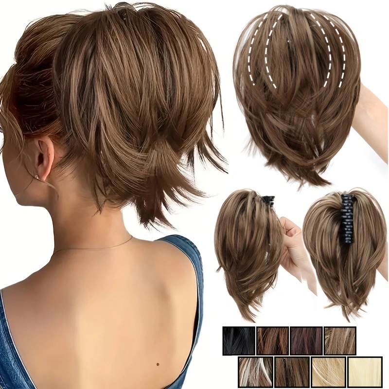 WIGSIN syntetyczny roztrzepany – Claw Clip Messy Bun Hair Piece recenzja i cena
