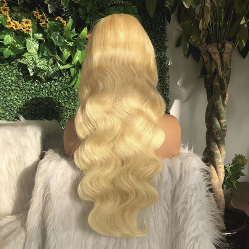 Peruka z włosów naturalnych 61 – 613 Blonde Body Wave Lace Front Wig recenzja i cena