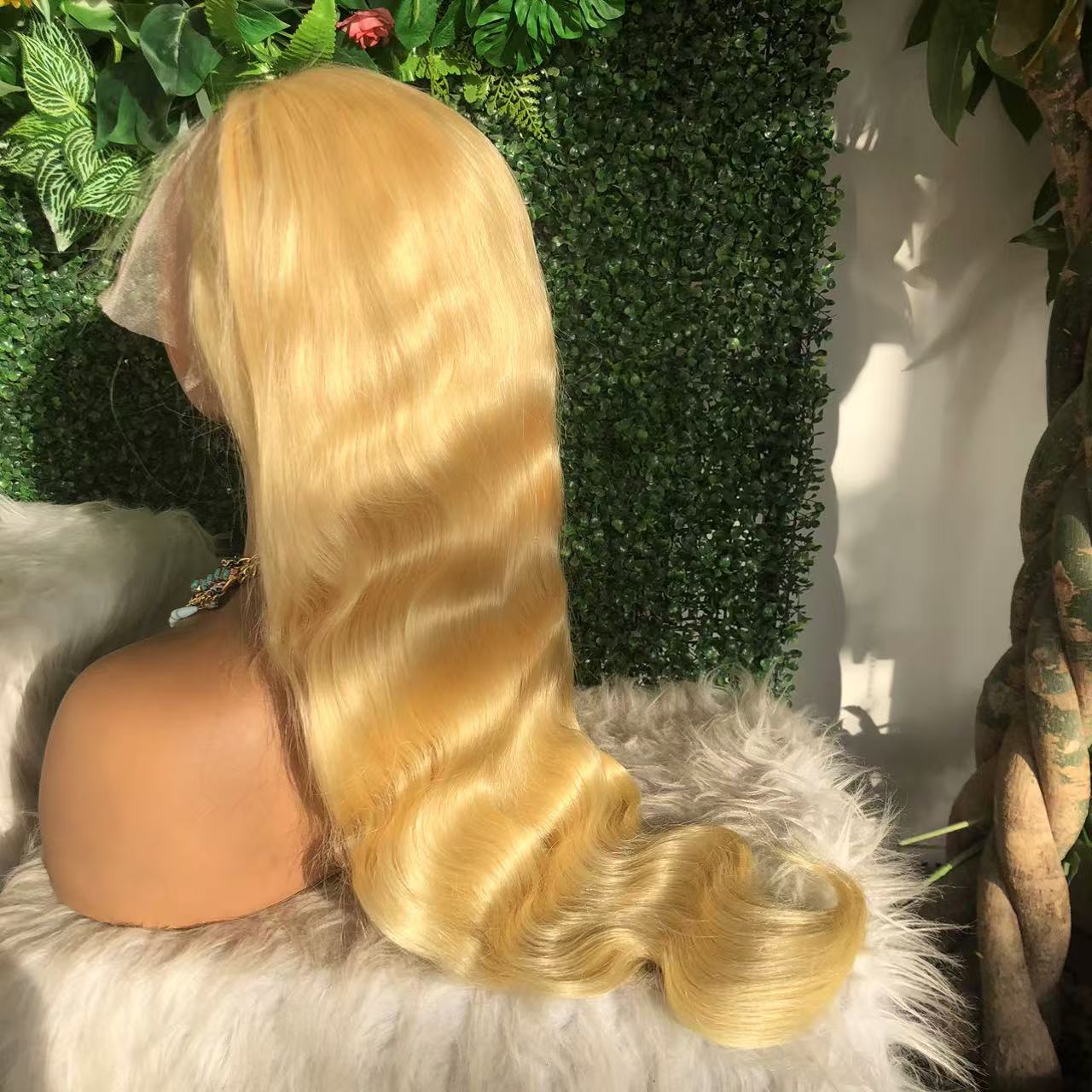 Peruka z włosów naturalnych 61 – 613 Blonde Body Wave Lace Front Wig recenzja i cena