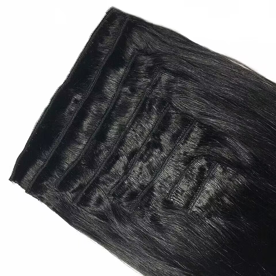 Doczepiane włosy na klipsach,  – Seamless Clip In Hair Extensions Human Hair recenzja i cena