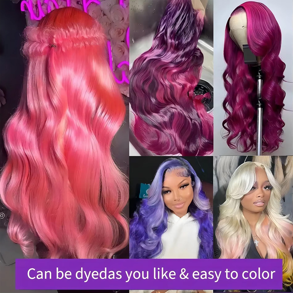 Smilegirl, peruka z naturalnyc – 613 Blonde Body Wave Lace Front Wig recenzja i cena